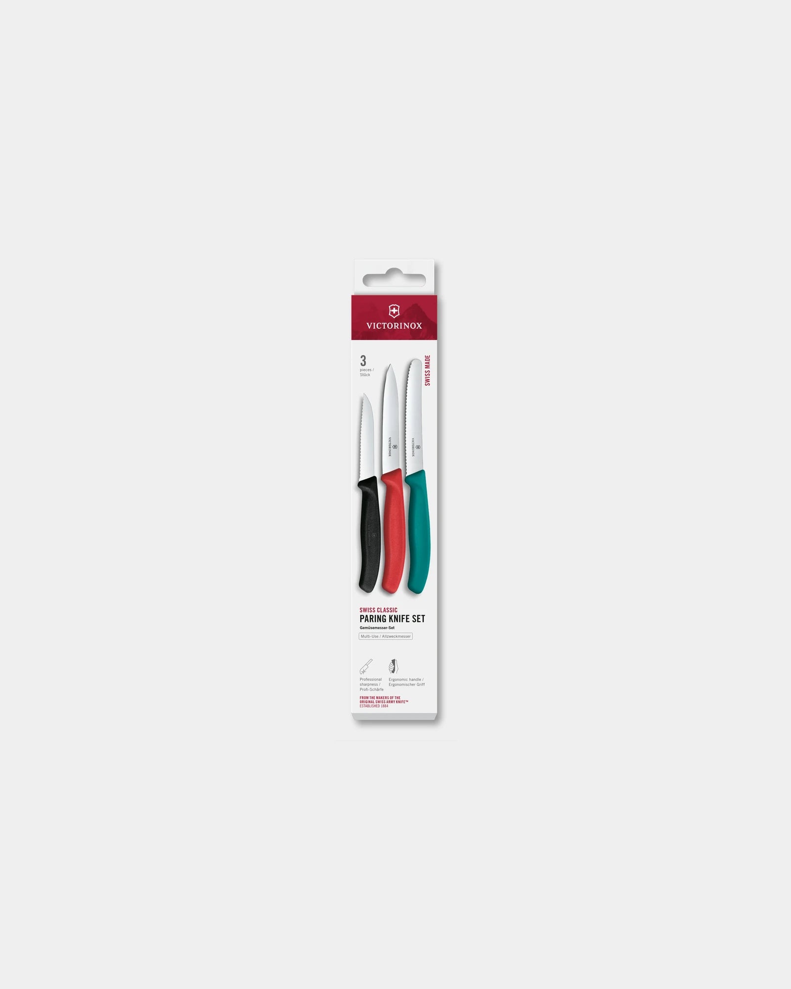 Küchenmesser Set 3-teilig Victorinox Swiss Classic zum Personalisieren - Mehrfarbig